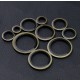 165 RONDELLE AUTOCENTRATE PIATTE METRICHE METALLO ZINCATO CON O-RING IN GOMMA