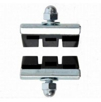 2 PATTINI FRENO 40mm PF-0 PER BICICLETTE E MOUNTAIN BYKE 