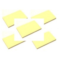 500 FOGLI ADESIVI 127 X 76 mm CASA E UFFICIO 5 CONFEZIONI DA 100 FOGLI