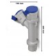 ADATTATORE INDUSTRIALE CEE MONOFASE 3P DOPPIA PRESA + SPINA 16A 2P+T 200/250V
