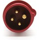 ADATTATORE INDUSTRIALE CEE TRIFASE DOPPIA PRESA + SPINA 16A 3P+T 380/415 VOLT 4P