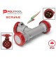 ADATTATORE INDUSTRIALE CEE TRIFASE DOPPIA PRESA + SPINA 16A 3P+T 380/415 VOLT 4P