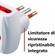 ADATTATORE MULTIPRESA SPINA 10A (PASSO PICCOLO) E TRE PRESE BIPASSO UNIVERSALI B