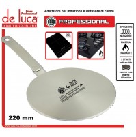 ADATTATORE PIASTRA RADIANTE PER PIANI COTTURA A GAS ED INDUZIONE 220 mm 