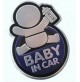 ADESIVO STICKERS METALLICO DECORATIVO PER AUTO 