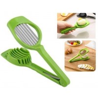 AFFETTA TAGLIA MOZZARELLA LAME ACCIAIO INOX X UOVO PATATE LESSE VERDURE MORBIDE