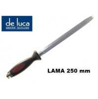AFFILA COLTELLI ACCIAINO AFFILACOLTELLI OVALE IN ACCIAIO CHROME VANADIUM DE LUCA