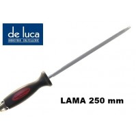 AFFILA COLTELLI ACCIAINO AFFILACOLTELLI TONDO IN ACCIAIO INOX AL CROMO VANADIUM 