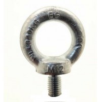 ANELLO OCCHIELLO MASCHIO PASSO DA 6 mm ZINCATO X SOLLEVAMENTO TRAZIONE GOLFARE