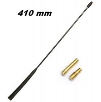 ANTENNA UNIVERSALE DA TETTO PER AUTO A STILO NERA 410 mm