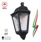 APPLIQUE  PLAFONIERA DA PARETE IN RESINA E PMMA TRASPARENTE PER LAMPADINA E27