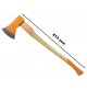 ASCIA ACCETTA SCURE SPACCALEGNA 1500 gr. MANICO IN LEGNO LAMA 140mm LUNG. 650 mm