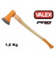 ASCIA ACCETTA SCURE SPACCALEGNA 1500 gr. MANICO IN LEGNO LAMA 140mm LUNG. 650 mm