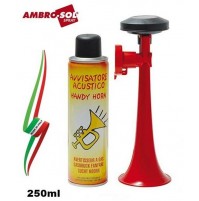 AVVISATORE ACUSTICO 250ml CON CORNETTO POTENZA SONORA 124 Db 