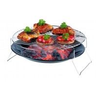 BISTECCHIERA BARBEQUE GRILL PORTATILE A CARBONE GRIGLIA INCLUSA  DIAMETRO 36 cm 