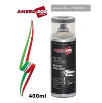BOMBOLETTA  SMALTO SPRAY FONDO ALLUMINIO RUOTE 400ml  