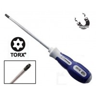 CACCIAVITe TORX CON FORO CALAMITATo IN ACCIAO FORGIATO T30 DIAM. 7 mm