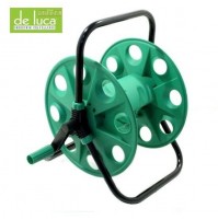 CARRELLO PORTA ARROTOLA TUBO ACQUA  PER IRRIGAZIONE 45 METRI 