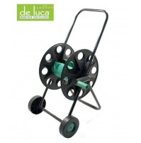 CARRELLO PORTA AVVOLGI TUBO ACQUA CON RUOTE PER  IRRIGAZIONE 45 MT 
