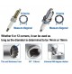 CHIAVE A BUSSOLA PER CANDELE CON SNODO DA 14 mm ATTACCO DA 3/8 LUNGHEZZA 310 mm