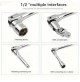 CHIAVE MANICO A LEVA SNODATO PER CHIAVI A BUSSOLA ATTACCO 1/2  - 380 mm CHROME-V