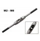 CHIAVE MANICO LUNGO GIRA MASCHI PER FILIERE M2 -- M8 LUNGHEZZA 180 mm