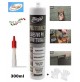 COLLA ADESIVO STRUTTURALE POLIURETANICO TRASPARENTE 300ml 