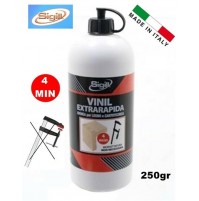 COLLA VINILICA VINIL EXTRA RAPIDA (4 MIN.) X LEGNO E CARTOTECNICA 250gr 