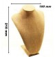 COLLO ESPOSITORE X COLLANE PORTACOLLANE BUSTO RIVESTIMENTO IN TESSUTO PICCOLO
