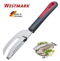 COLTELLO 2 FUNZIONI X PESCE SQUAMA ED EVISCERA IN ACCIAIO INOX 