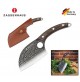 COLTELLO CUOCO LAMA IN ACCIAIO CM 12 E MANICO LEGNO + FODERO 