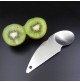 COLTELLO E CUCCHIAIO IN ACCIAO CROMATO PER TAGLIARE E SBUCCIARE I KIWI