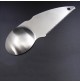 COLTELLO E CUCCHIAIO IN ACCIAO CROMATO PER TAGLIARE E SBUCCIARE I KIWI