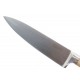 COLTELLO MACELLAIO LAMA IN ACCIAIO INOX 190 mm  MANICO IN BAMBU'  