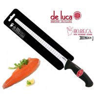 COLTELLO SALMONE CON LAMA IN ACCIAIO INOX ALVEOLATA 28 CM LINEA HORECA 
