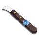COLTELLO X CASTAGNE LAMA IN ACCIAIO INOX MANICO IN LEGNO DI PALISSANDRO 