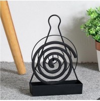 CONTENITORE APPENDIBILE PORTA ZAMPIRONE SPIRALE ANTI ZANZARE IN METALLO SMALTATO