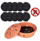 CONTENITORE IN TERRACOTTA COCCIO X SPIRALI ZAMPIRONI ANTI ZANZARE + 11 RICARICHE