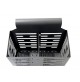 CONTENITORE PORTA POSATE IN ACCIAIO SMALTATO 160 X 85 x H140 mm PORTAPOSATE