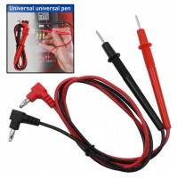 COPPIA DI CAVI CON PUNTALI RICAMBIO PER TESTER MULTIMETER LUNGHEZZA CM 66 -1000V