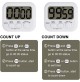 CRONOMETRO TIMER DIGITALE CON FUNZIONE CONTO ALLA ROVESCIA E ALLARME 