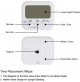CRONOMETRO TIMER DIGITALE CON FUNZIONE CONTO ALLA ROVESCIA E ALLARME 