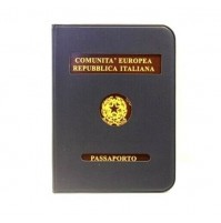 CUSTODIA PORTA DOCUMENTI PER PASSAPORTO IN SIMILPELLE RIGIDO