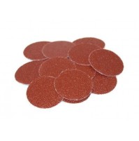 DISCHI CARTA VETRATA VELCRO DA 50 mm X SMERIGLIATRICE ANG. 15 PEZZI GRANA 800