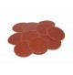 DISCHI DI CARTA VETRATA A STRAPPO 50mm X SMERIGLIATRICE ANGOLARE 15 PZ GRANA 80