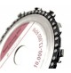 DISCO DA TAGLIO LEGNO CON CATENA 14 DENTI  DA 125 mm FORO DA 22,2 mm