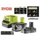 FARO LED IBRIDO DOPPIA ALIMENTAZ- BATTERIA 18V 2.0 & 4.0Ah O CORRENTE 220V RYOBI