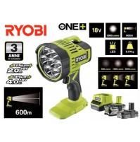 FARO TORCIA A LED LUNGA DISTANZA 600 mt A BATTERIA 18V - 2.0 & 4.0Ah  