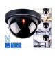 FINTA TELECAMERA DI SORVEGLIANZA CON LUCE A LED LAMPEGGIANTE DIAM. 11cm 