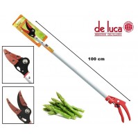 FORBICE DA POTATURA RACCOGLI FRUTTA E ASPARAGI MANICO PROLUNGATO 100 cm -1 METRO